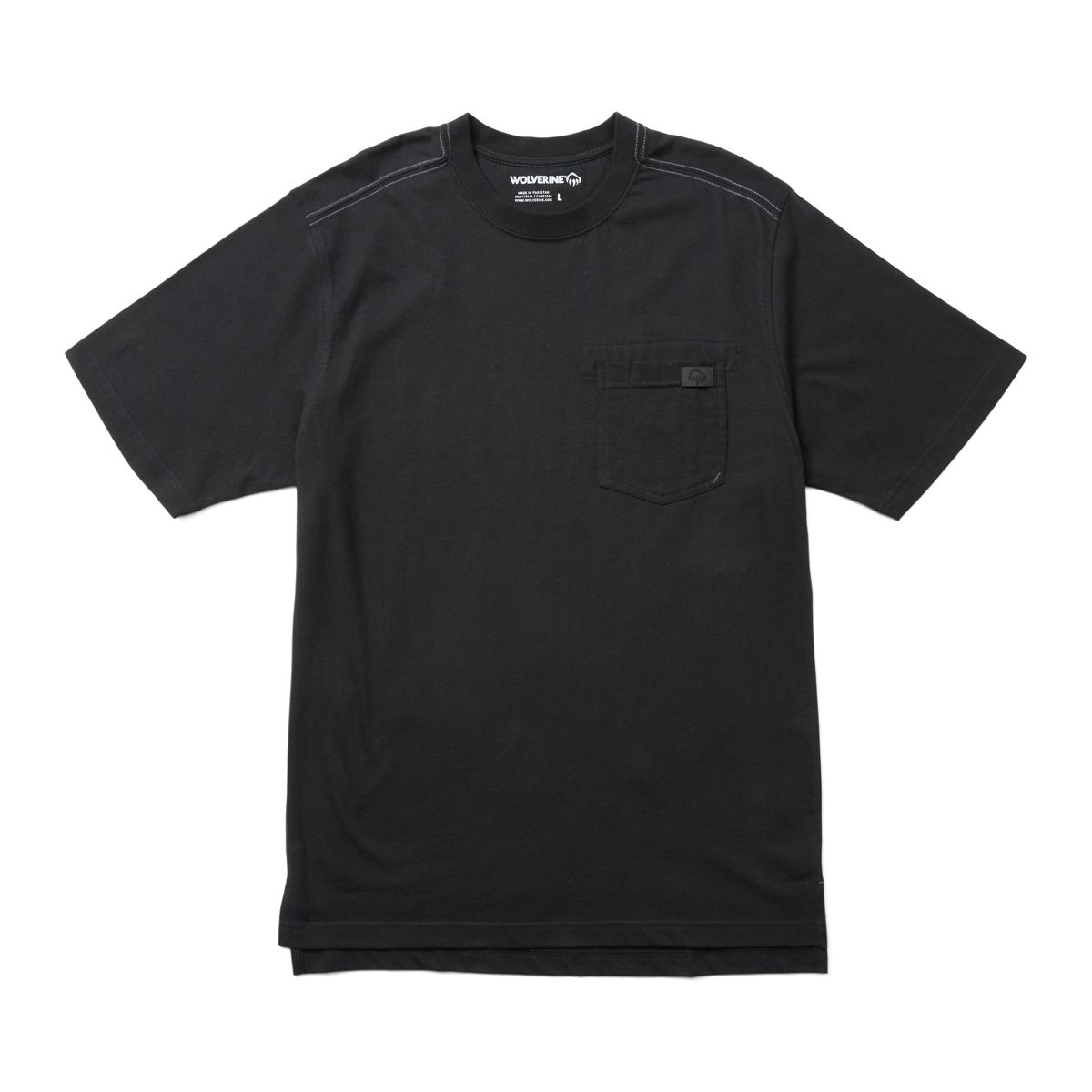 Guardian Cotton™ Pocket Tee, Black, dynamic 1