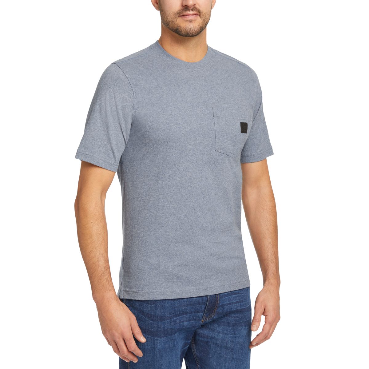 Guardian Cotton™ Pocket Tee, Blue Heather, dynamic 2