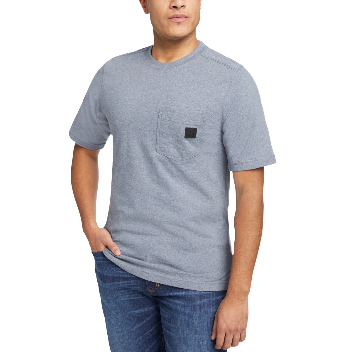 Guardian Cotton™ Pocket Tee, Blue Heather, dynamic 4