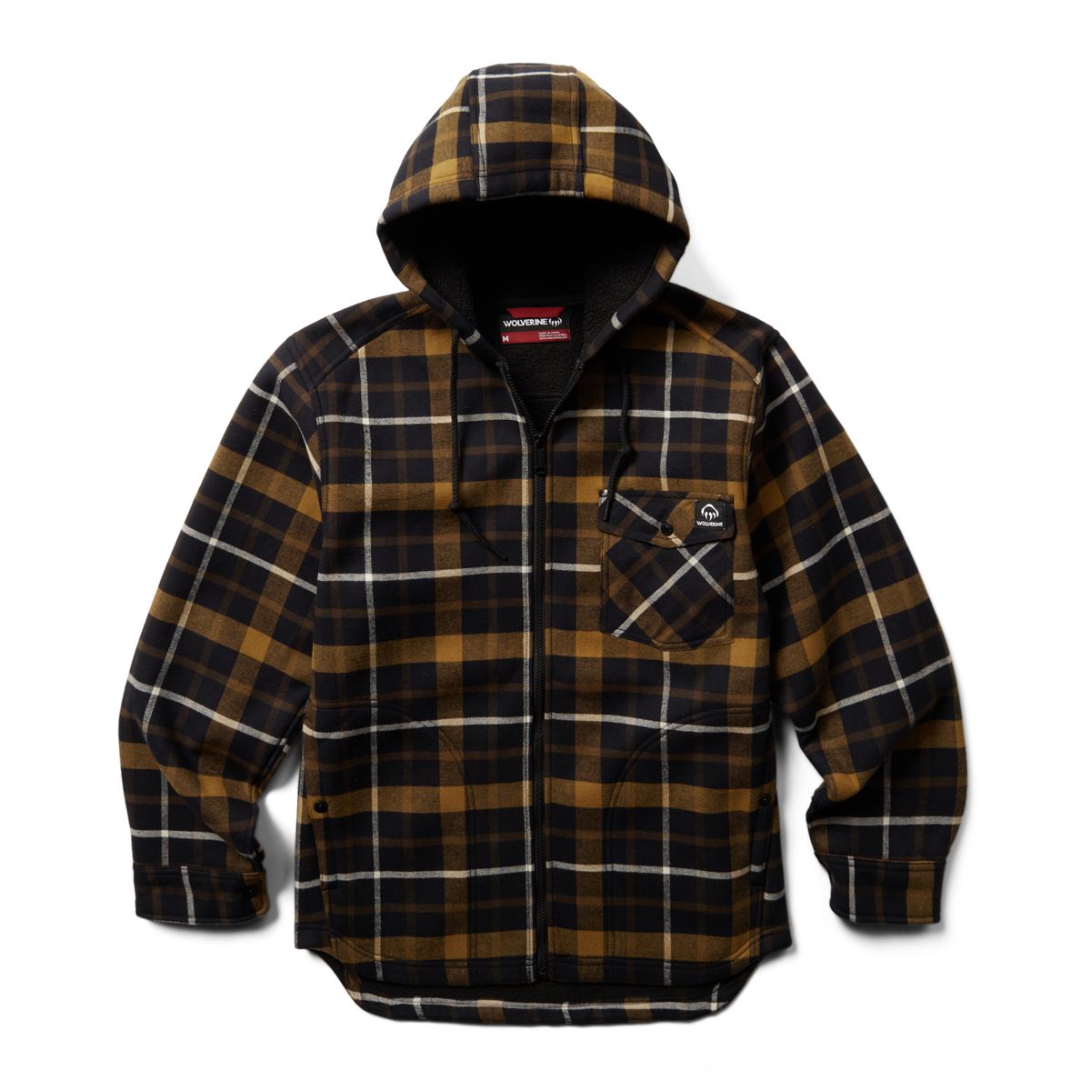 Bucksaw Sherpa Shirt Jac, Copper, dynamic