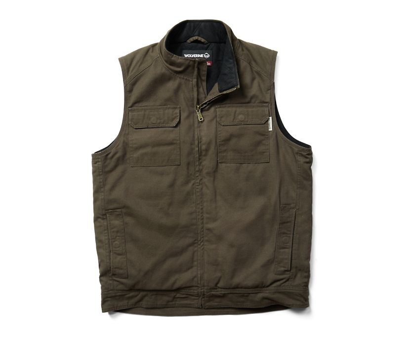 Lockhart Vest, Black Olive, dynamic 1