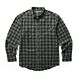 Glacier Midweight Long Sleeve Flannel Shirt (Big & Tall), Onyx Plaid, dynamic 1