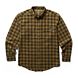 Glacier Midweight Long Sleeve Flannel Shirt, Cedar Plaid, dynamic 1