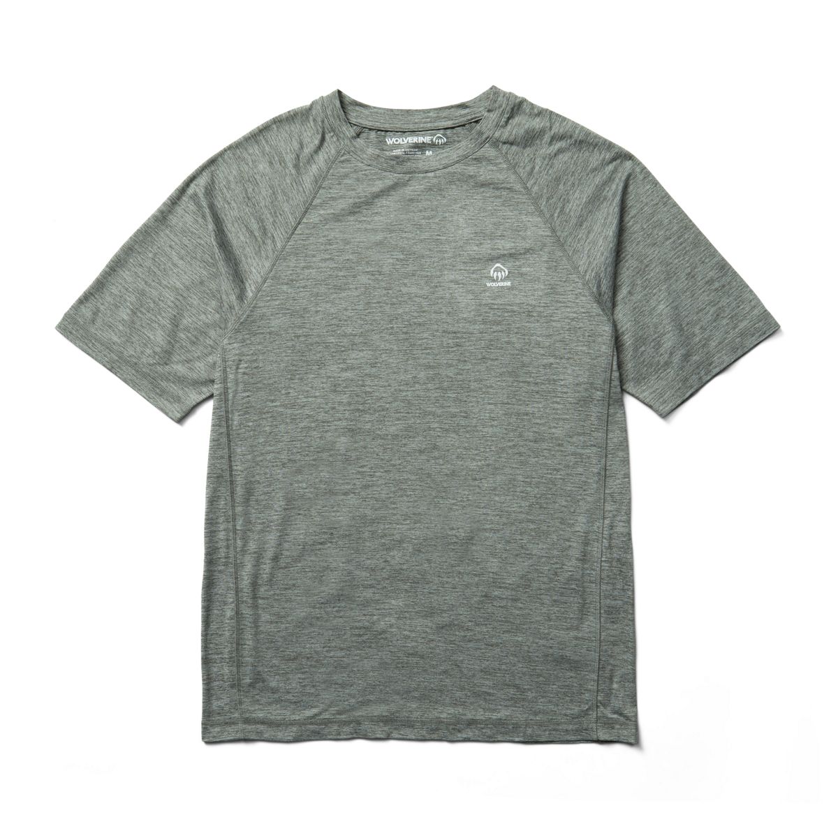 Sun-Stop Eco Short Sleeve Tee, Gunmetal Heather, dynamic 1