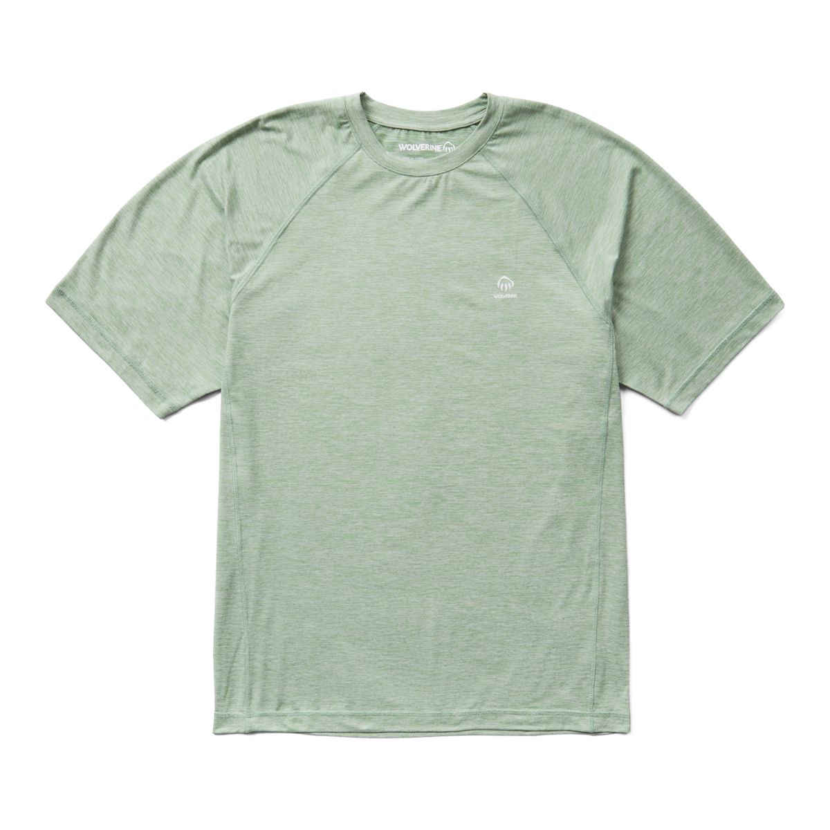 Sun-Stop Eco Short Sleeve Tee, Green Heather, dynamic 1