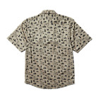 Orion Short Sleeve Print Shirt, Vintage Khaki, dynamic 2