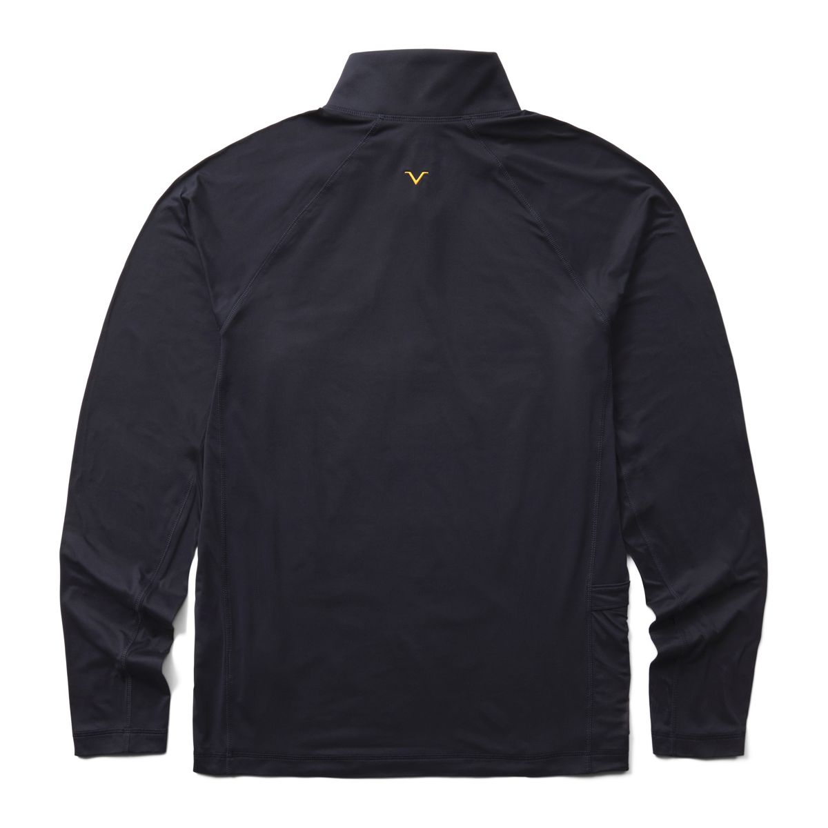 Wolverine x Valiant University of Michigan Sun-Stop Eco Half Zip, Dark Navy, dynamic 2