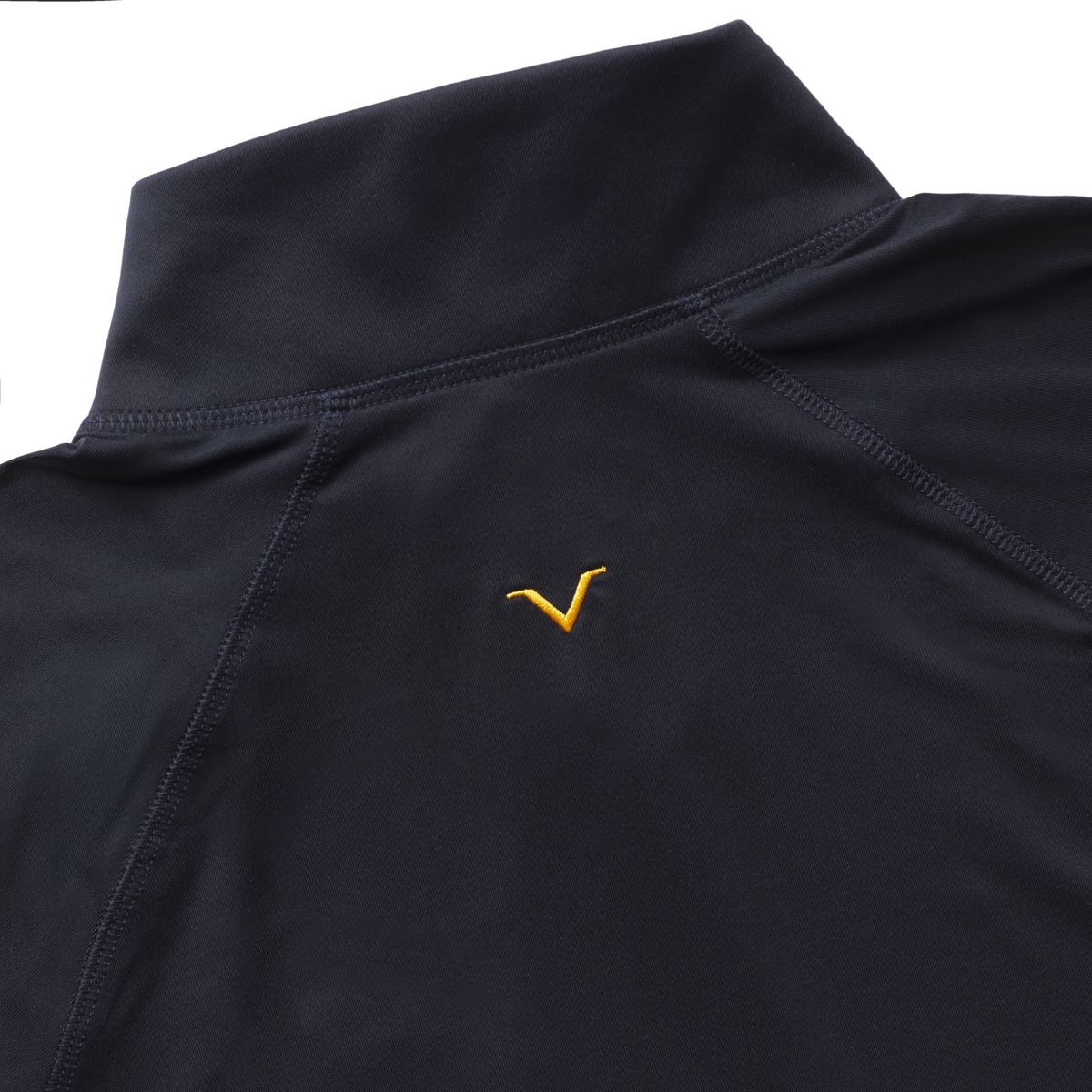 Wolverine x Valiant University of Michigan Sun-Stop Eco Half Zip, Dark Navy, dynamic 5