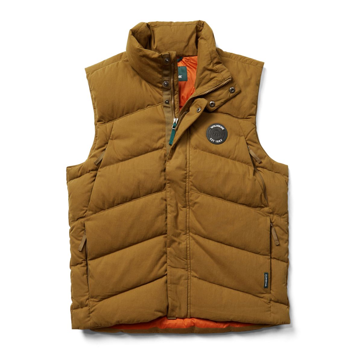 Frost-Free Water-Resistant Zip-Front Puffer Vest for Men