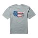 Traditional Fit Short Sleeve Graphic Tee, Light Grey Heather - America, dynamic 2