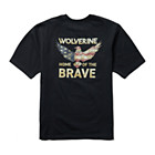 Traditional Fit Short Sleeve Graphic Tee, Black Brave, dynamic 3