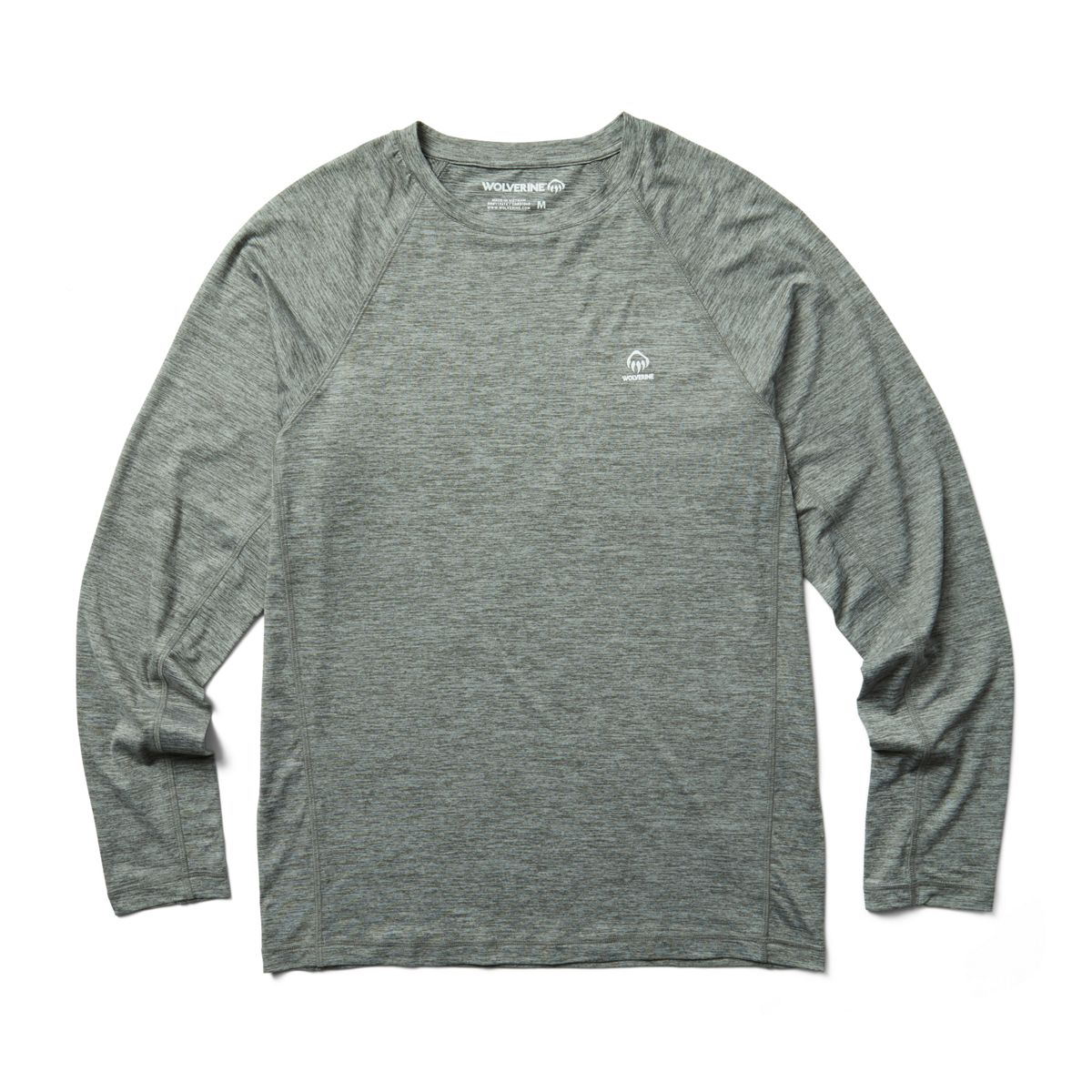 Sun-Stop Eco Long Sleeve Tee, Gunmetal Heather, dynamic 1