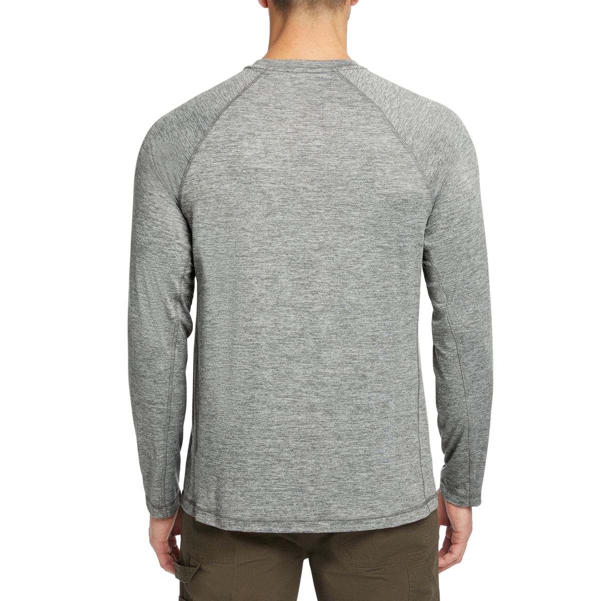 Sun-Stop Eco Long Sleeve Tee, Gunmetal Heather, dynamic 5