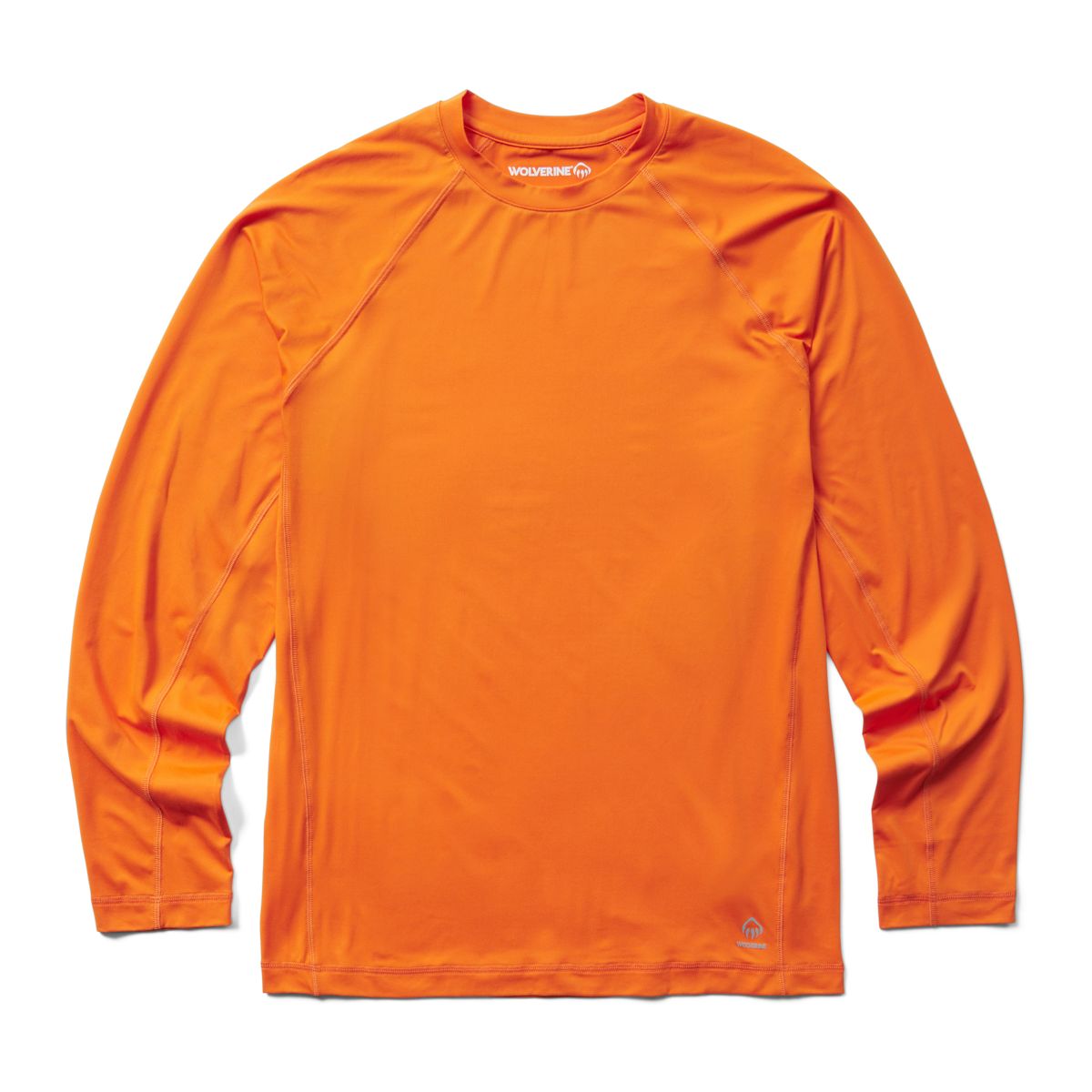 Sun-Stop Eco Long Sleeve Tee, Orange, dynamic 1