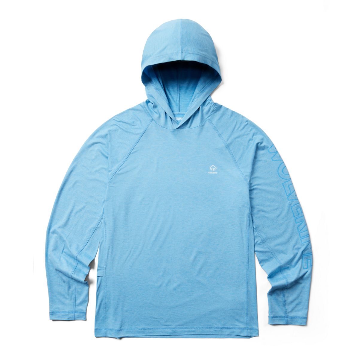 Sun-Stop Eco Hoody, Blue Sky Heather, dynamic 1