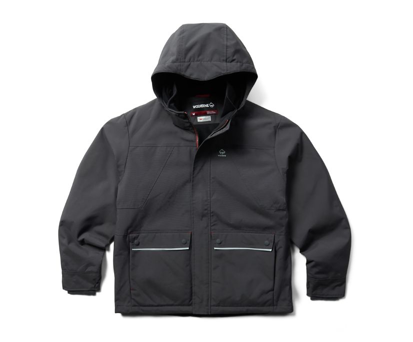 Auger Waterproof Insulated Jacket, Iron, dynamic 1