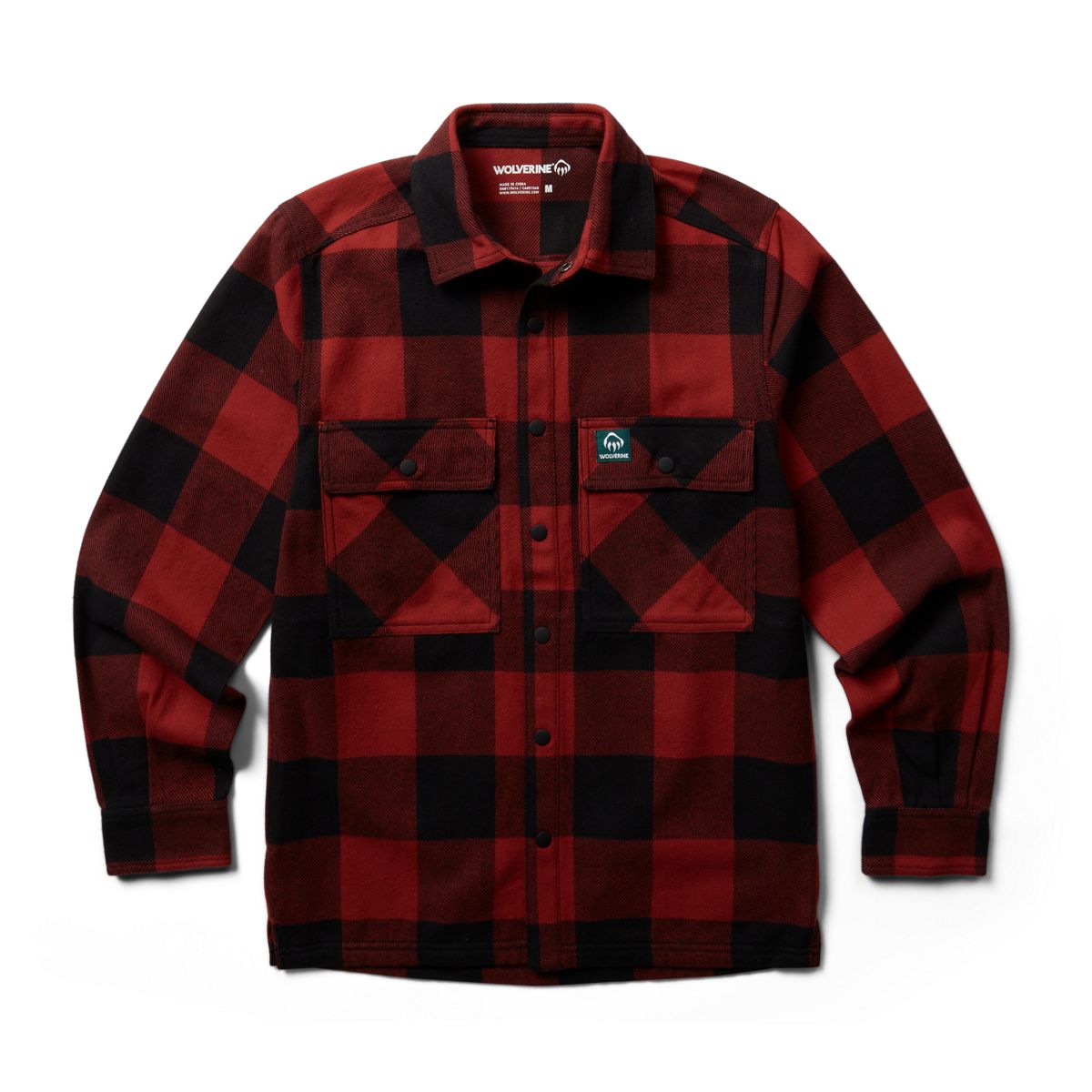 Wolverine discount flannel hoodie