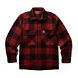 Forge Flannel Overshirt, Dark Red Plaid, dynamic 1