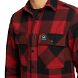 Forge Flannel Overshirt, Dark Red Plaid, dynamic 5