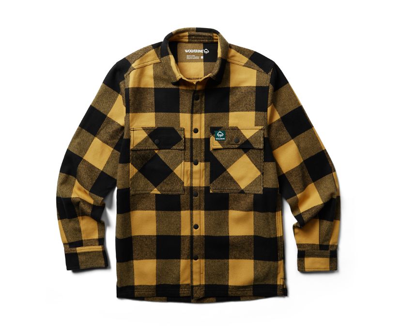 Forge Flannel Overshirt, Harvest Plaid, dynamic 1