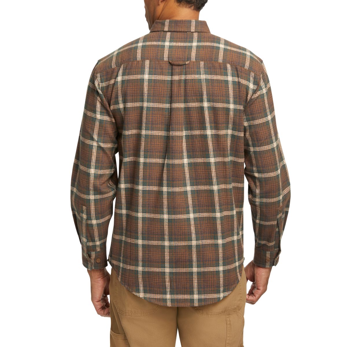 Rivet Flannel Shirt, Chestnut Plaid, dynamic 4