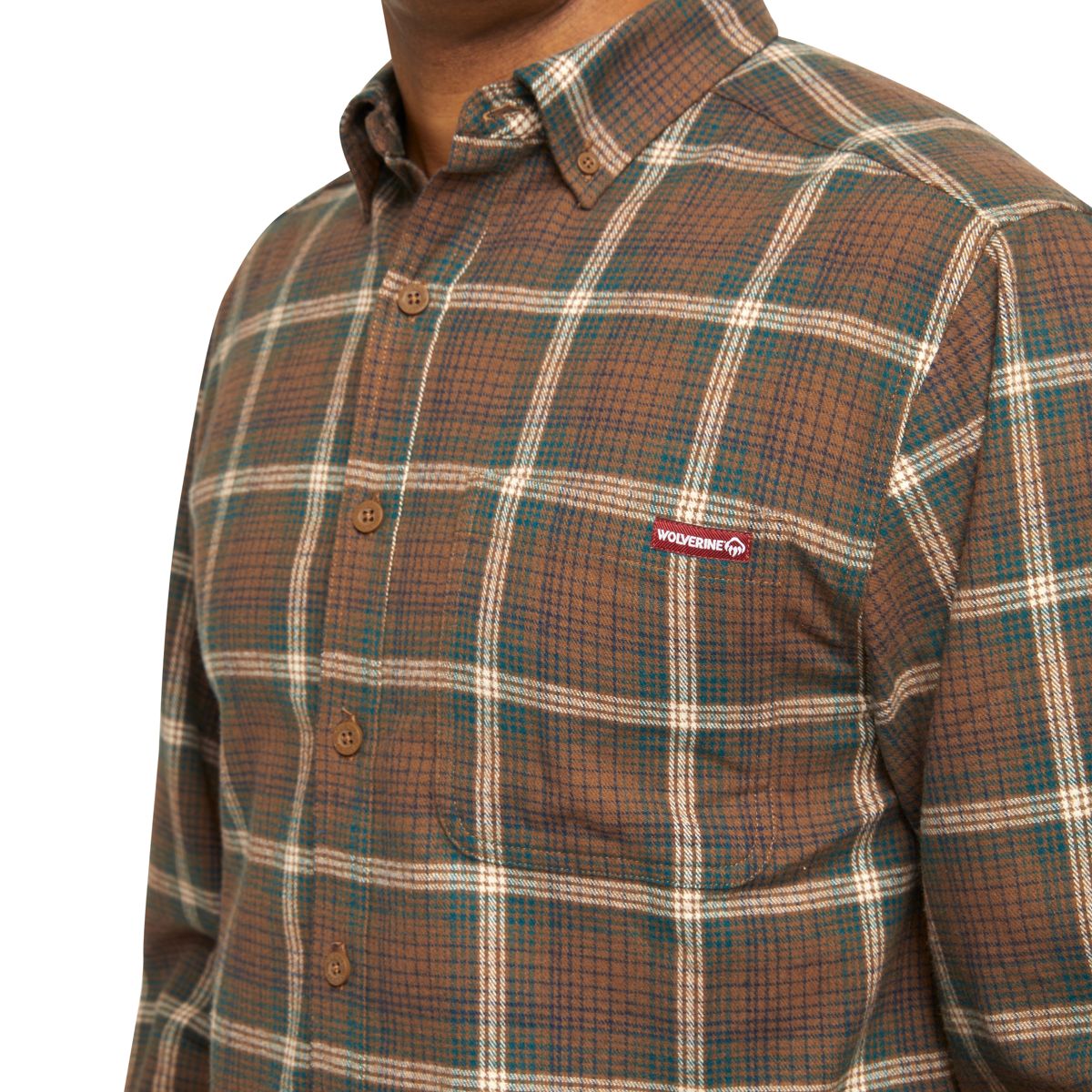 Rivet Flannel Shirt, Chestnut Plaid, dynamic 5