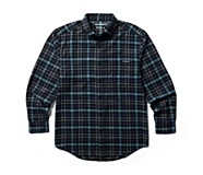 Rivet Flannel Shirt, Navy Plaid, dynamic