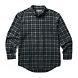 Rivet Flannel Shirt, Dark Navy Plaid, dynamic 1