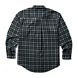 Rivet Flannel Shirt, Dark Navy Plaid, dynamic 2