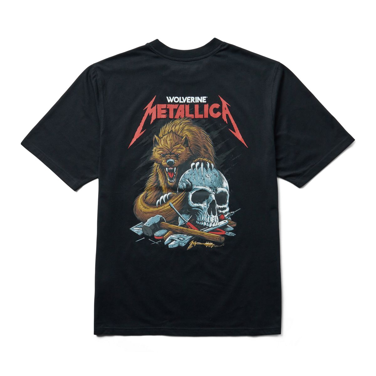 Wolverine x Metallica Scholars Graphic Tee, Black, dynamic 1