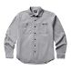 Grayson Long Sleeve Chambray Shirt, Gray Chambray, dynamic 1
