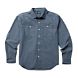 Grayson Long Sleeve Chambray Shirt, Blue Chambray, dynamic 1
