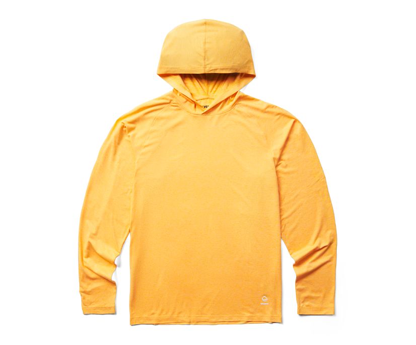 Sun-Stop Pullover Hoody, Apricot Heather, dynamic 1