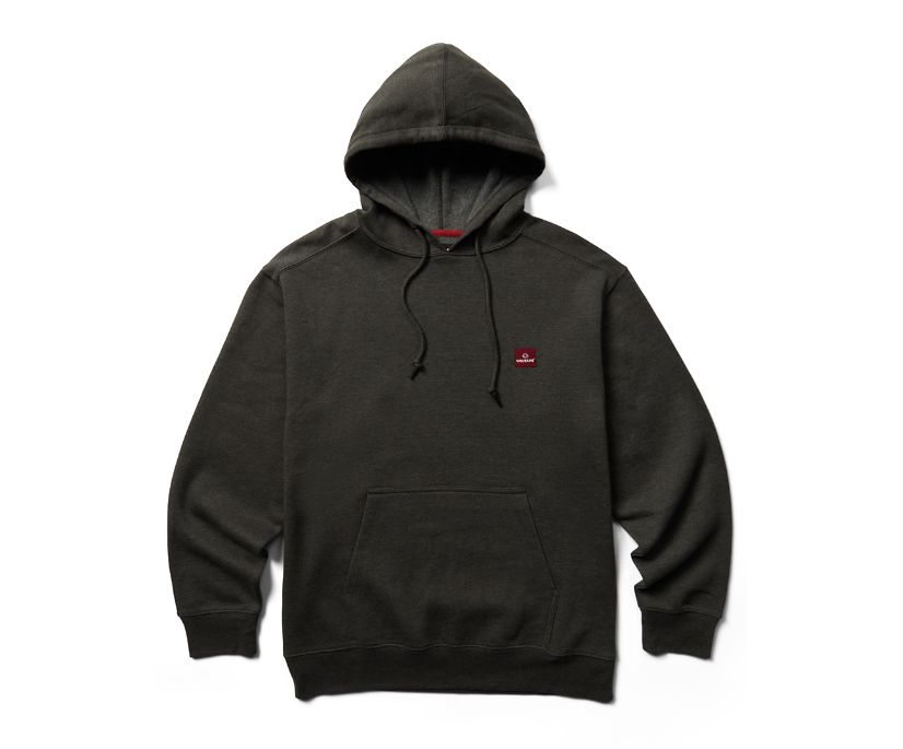 Midweight Pullover Hoody, Onyx Heather, dynamic 1