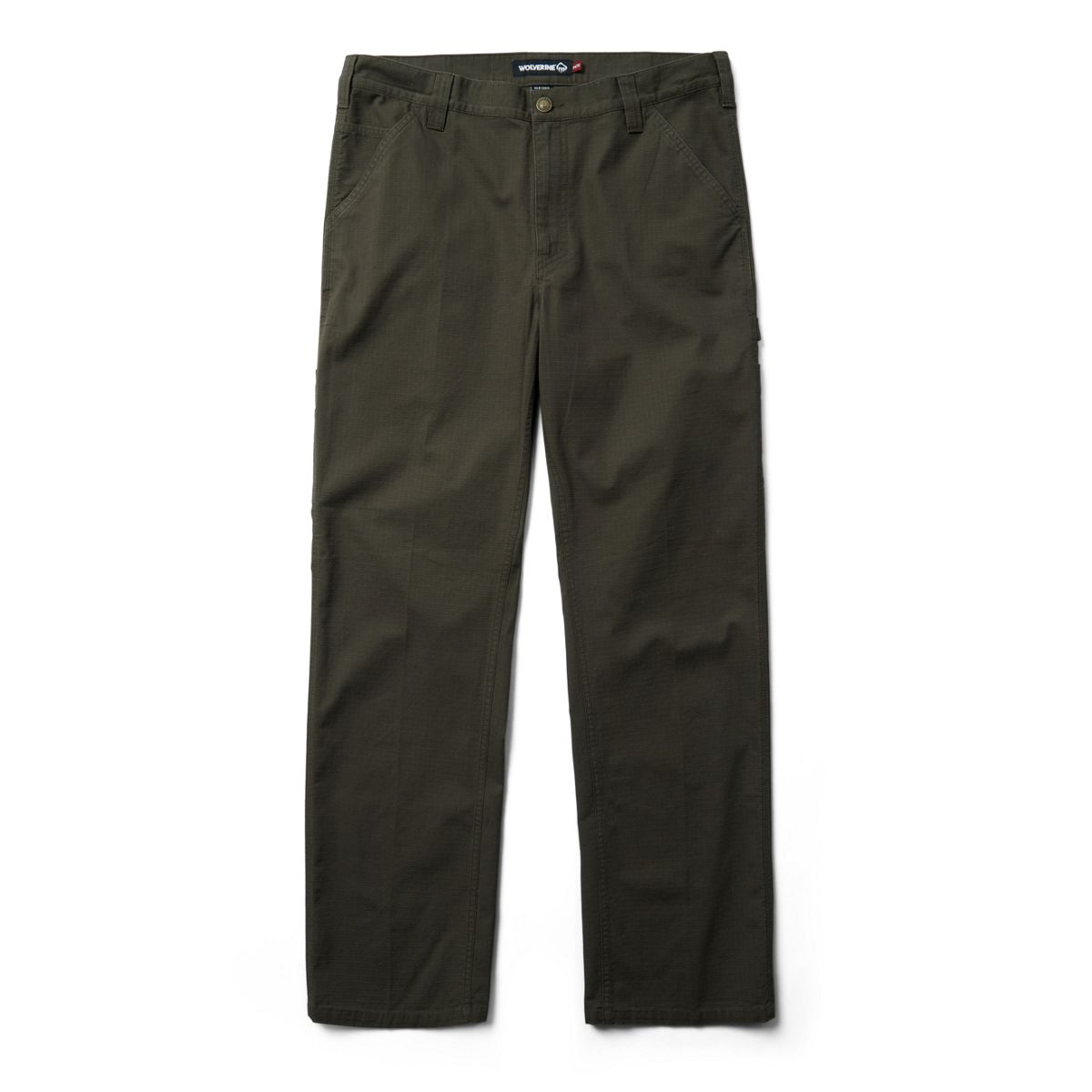  Wolverine Men's Hammerloop Cotton Duck Canvas Utility Pant,  Hickory, 44x30 : Clothing, Shoes & Jewelry