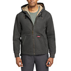 Upland Sherpa Lined Hooded Jacket, Black, dynamic 2