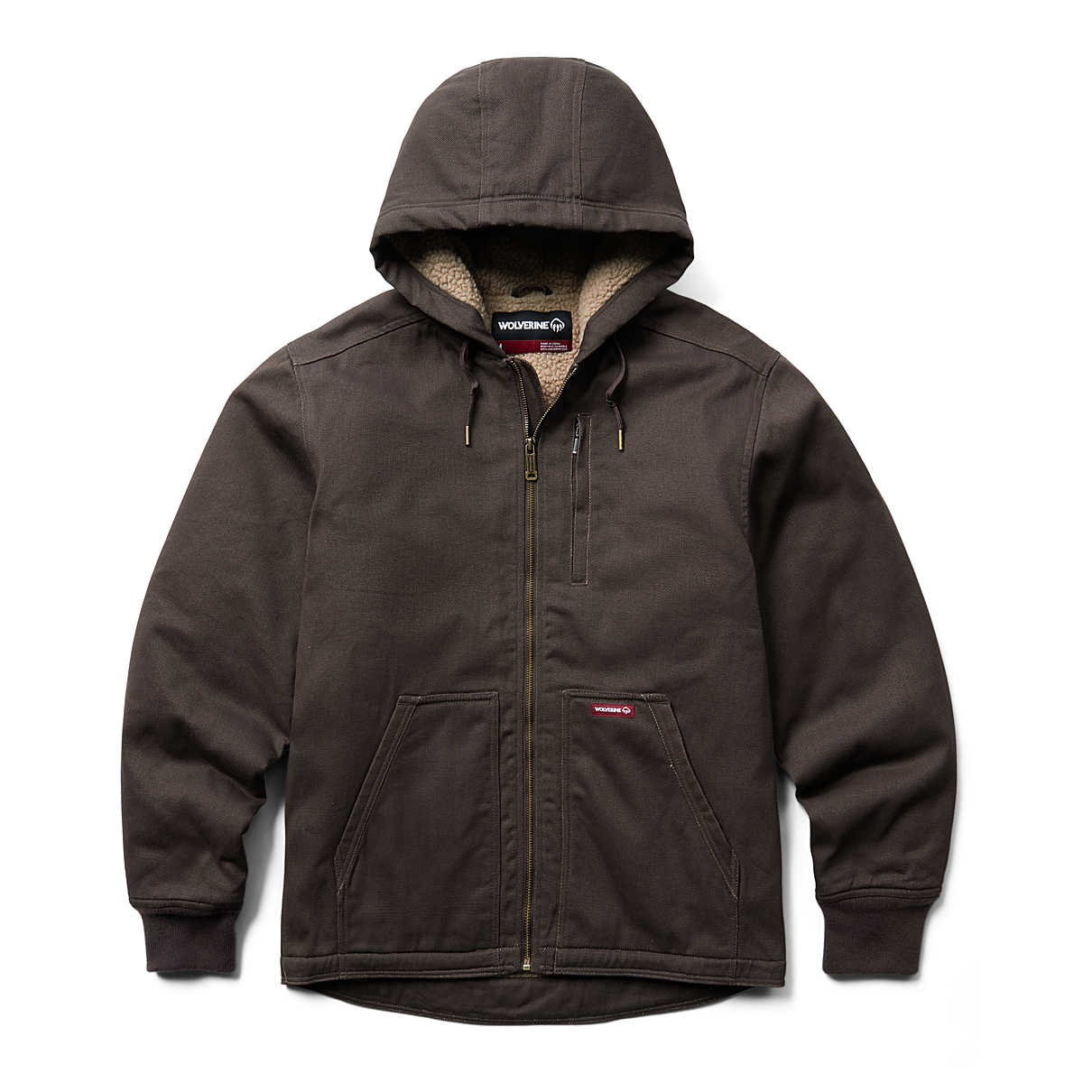 Upland Sherpa Lined Hooded Jacket, Java, dynamic 1