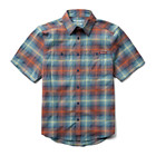 Fuse Short Sleeve Plaid Shirt, Ink Blue, dynamic 1