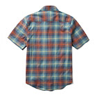 Fuse Short Sleeve Plaid Shirt, Ink Blue, dynamic 2