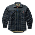 Marshall II Sherpa Lined Zip Shirt-Jac, Granite Plaid, dynamic 1