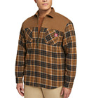 Marshall II Sherpa Lined Zip Shirt-Jac, Pecan Plaid, dynamic 2