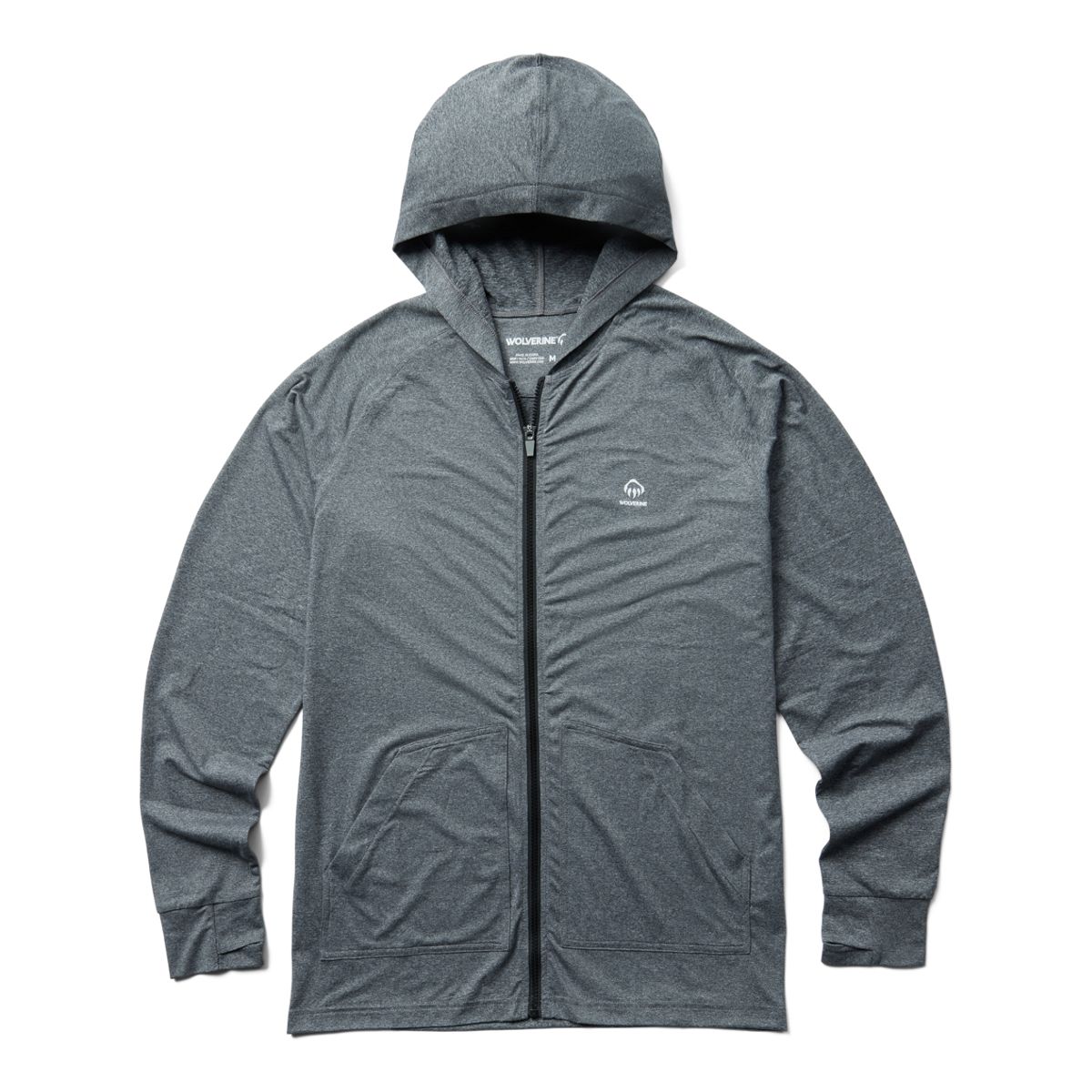 Cascade Performance Hoody, Black Heather, dynamic 1