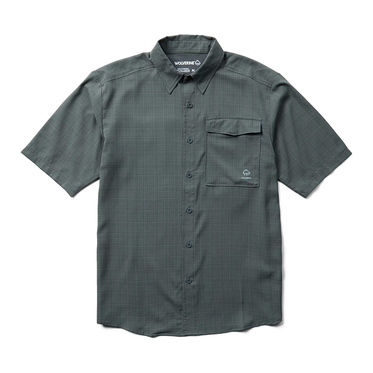Driver Short Sleeve LW Shirt, Granite, dynamic 1