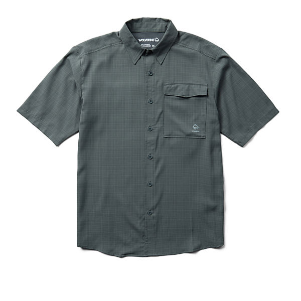 Driver Short Sleeve LW Shirt, Granite, dynamic