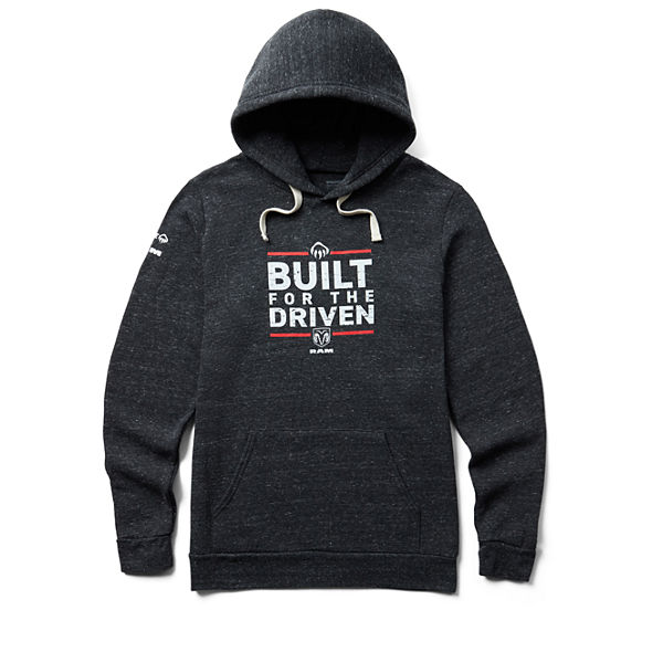 Ram Trucks Collection - Built for the Driven Hoody, Black Heather, dynamic