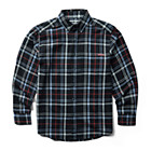 Hastings Flannel Shirt, Black Steel Plaid, dynamic 1