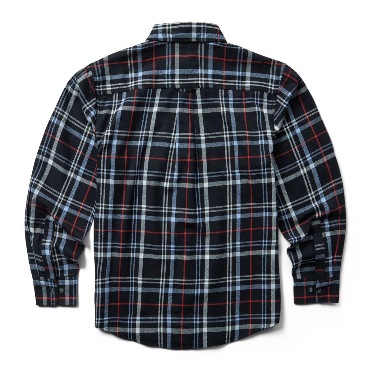 Hastings Flannel Shirt, Black Steel Plaid, dynamic 3