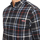 Hastings Flannel Shirt, Black Steel Plaid, dynamic 5