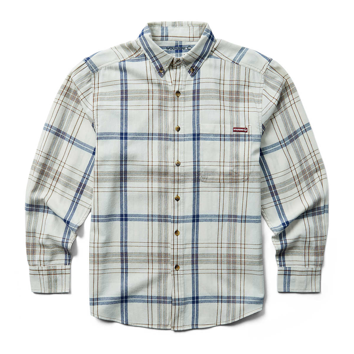 Hastings Flannel Shirt, Stone Plaid, dynamic 1