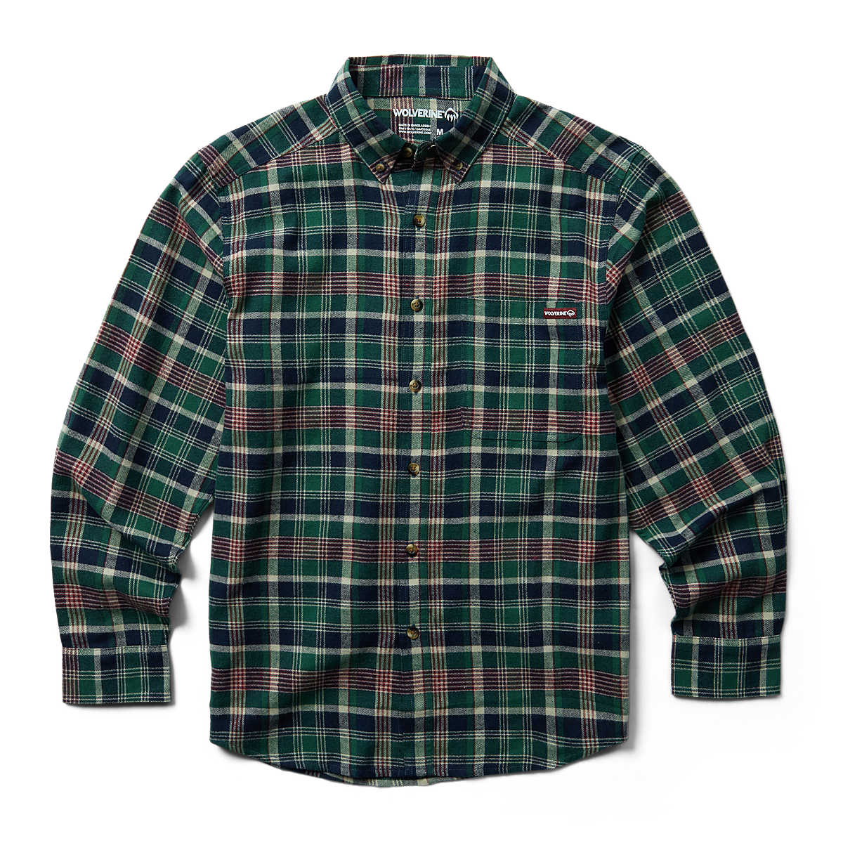 Hastings Flannel Shirt, Pine Plaid, dynamic 1